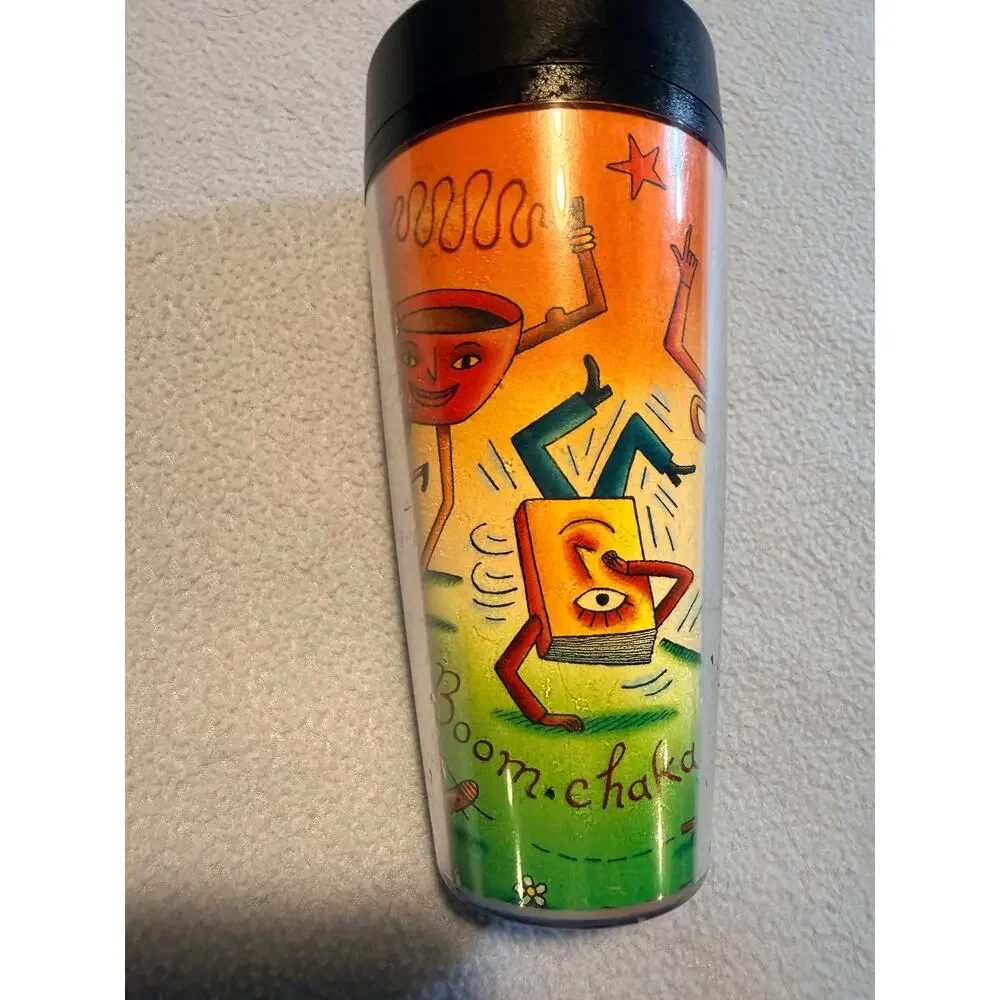 Collectible Barnes & Noble Plastic Coffee Travel Tumbler